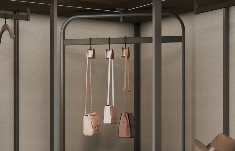 TAYLOY<br>Rotating Bag Rack